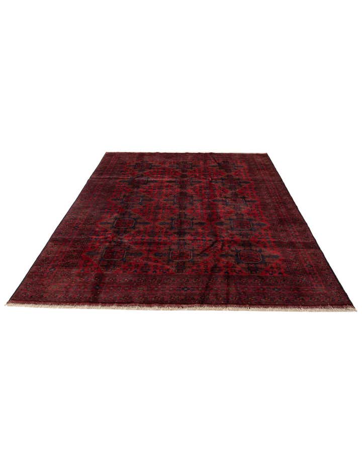 6' 7 x 9' 8 Hand Knotted Khal Mohammadi Wool Rug