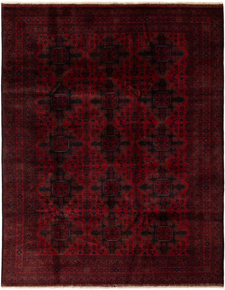 Detail image of 6' 7 x 9' 8 Hand Knotted Khal Mohammadi Wool Rug