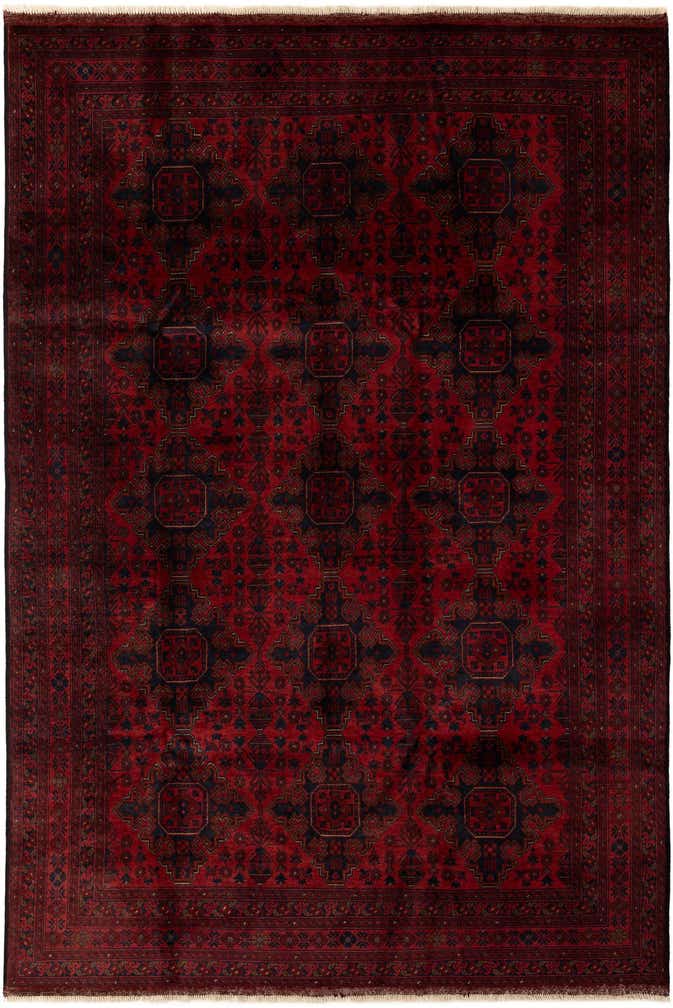 6' 7 x 9' 8 Hand Knotted Khal Mohammadi Wool Rug
