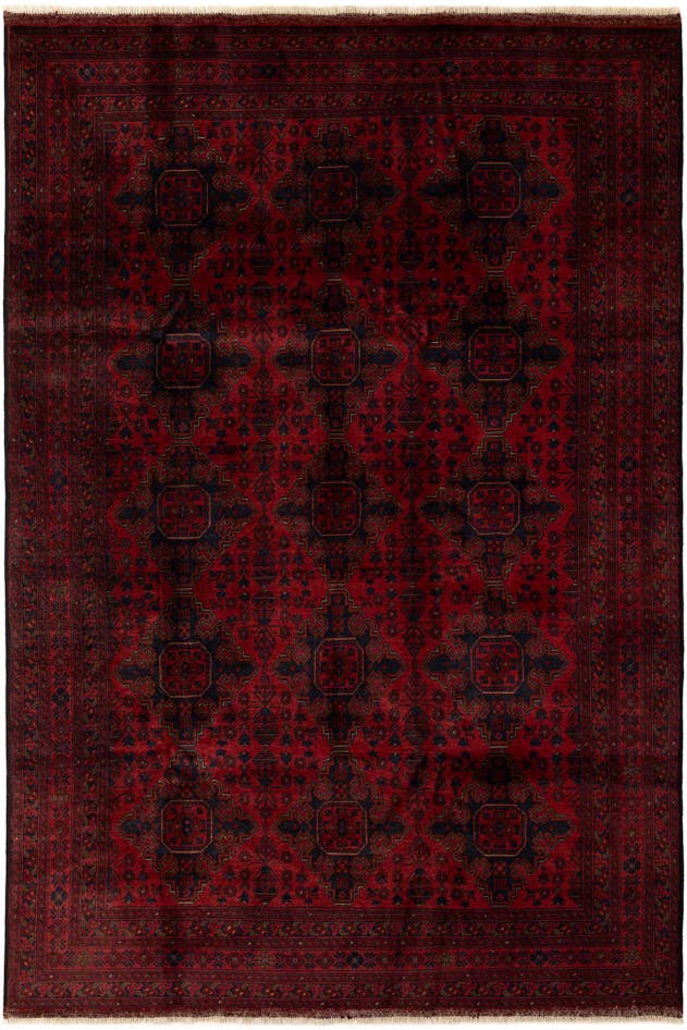 Detail image of 6' 7 x 9' 8 Hand Knotted Khal Mohammadi Wool Rug
