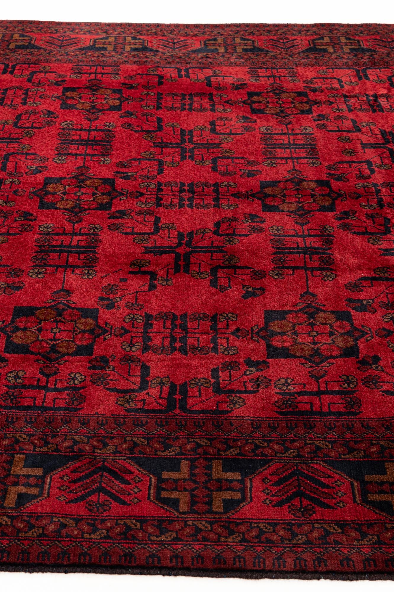 6' 7 x 9' 4 Hand Knotted Khal Mohammadi Wool Rug
