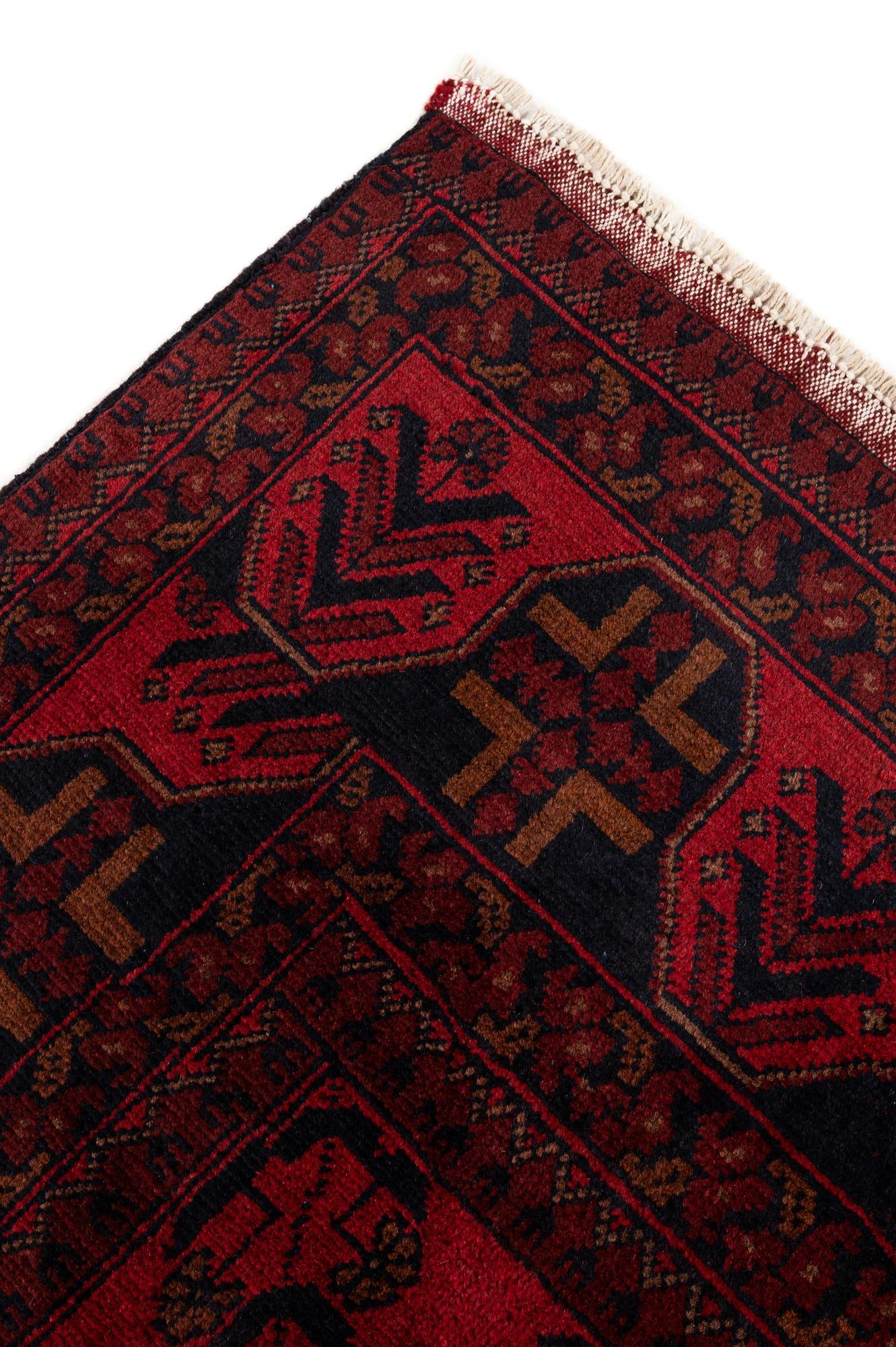 6' 7 x 9' 4 Hand Knotted Khal Mohammadi Wool Rug