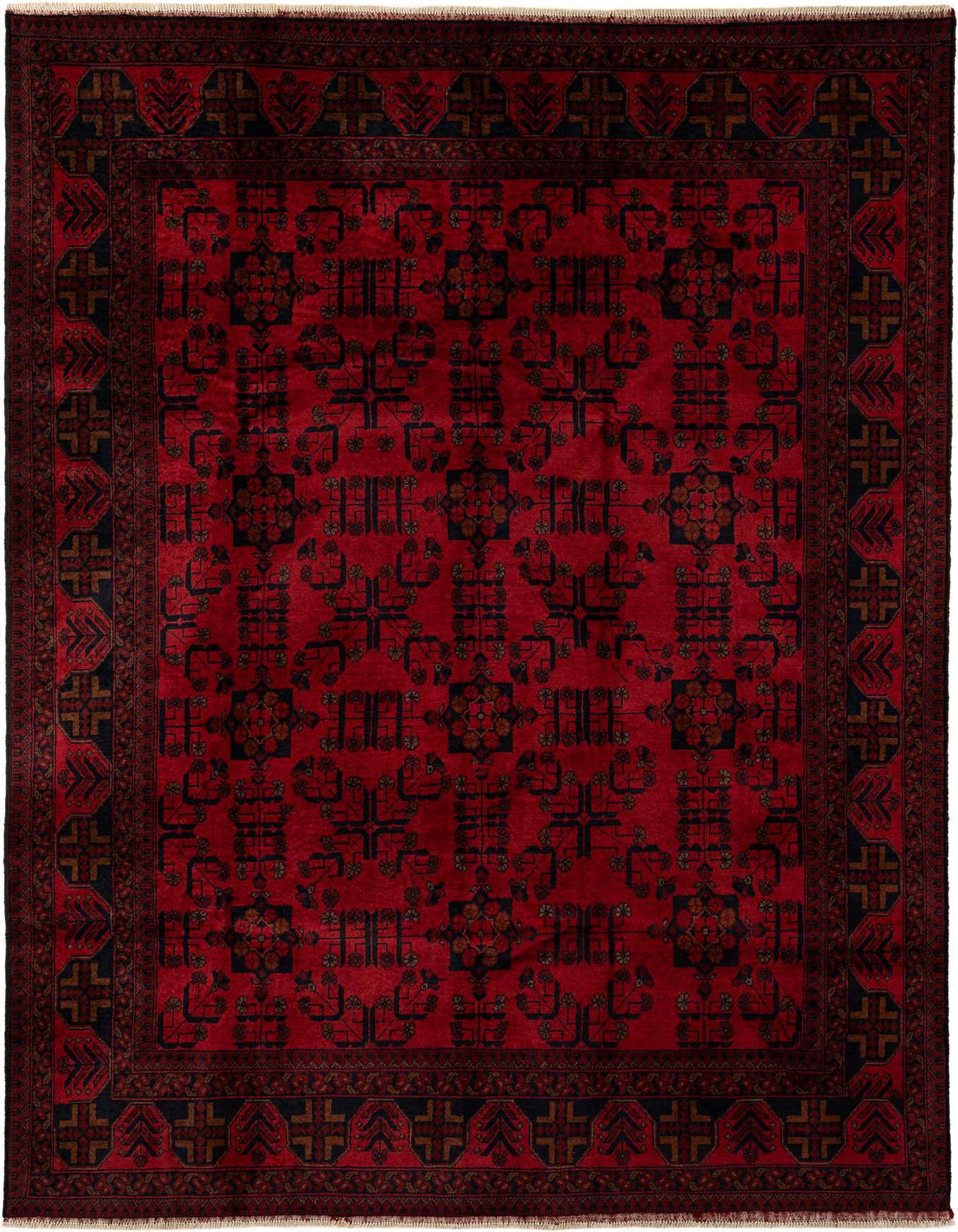 Primary image 6' 7 x 9' 4  Hand Knotted Khal Mohammadi Wool Rug
