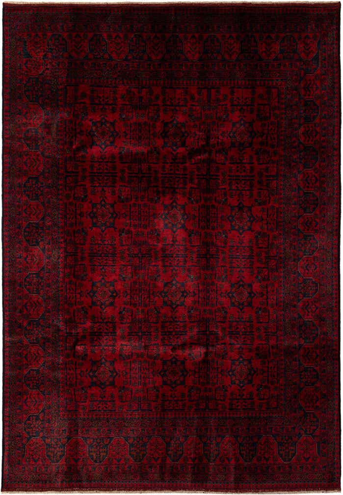 6' 7 x 9' 7 Hand Knotted Khal Mohammadi Wool Rug