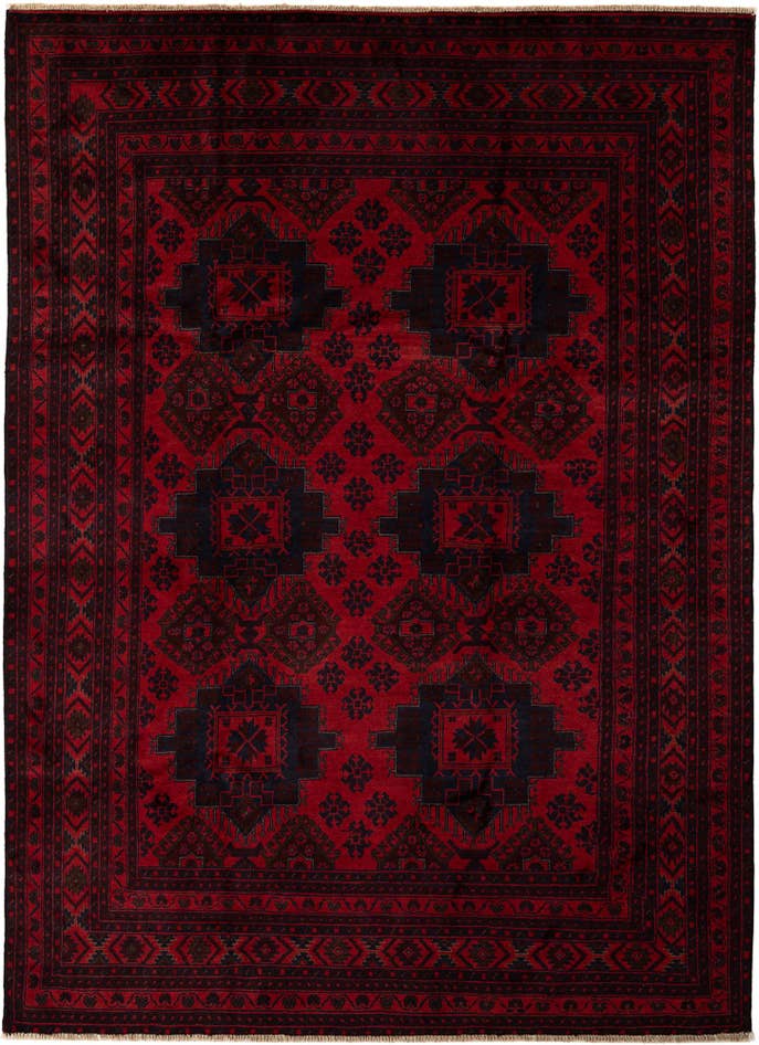 Detail image of 6' 8 x 9' 6 Hand Knotted Khal Mohammadi Wool Rug
