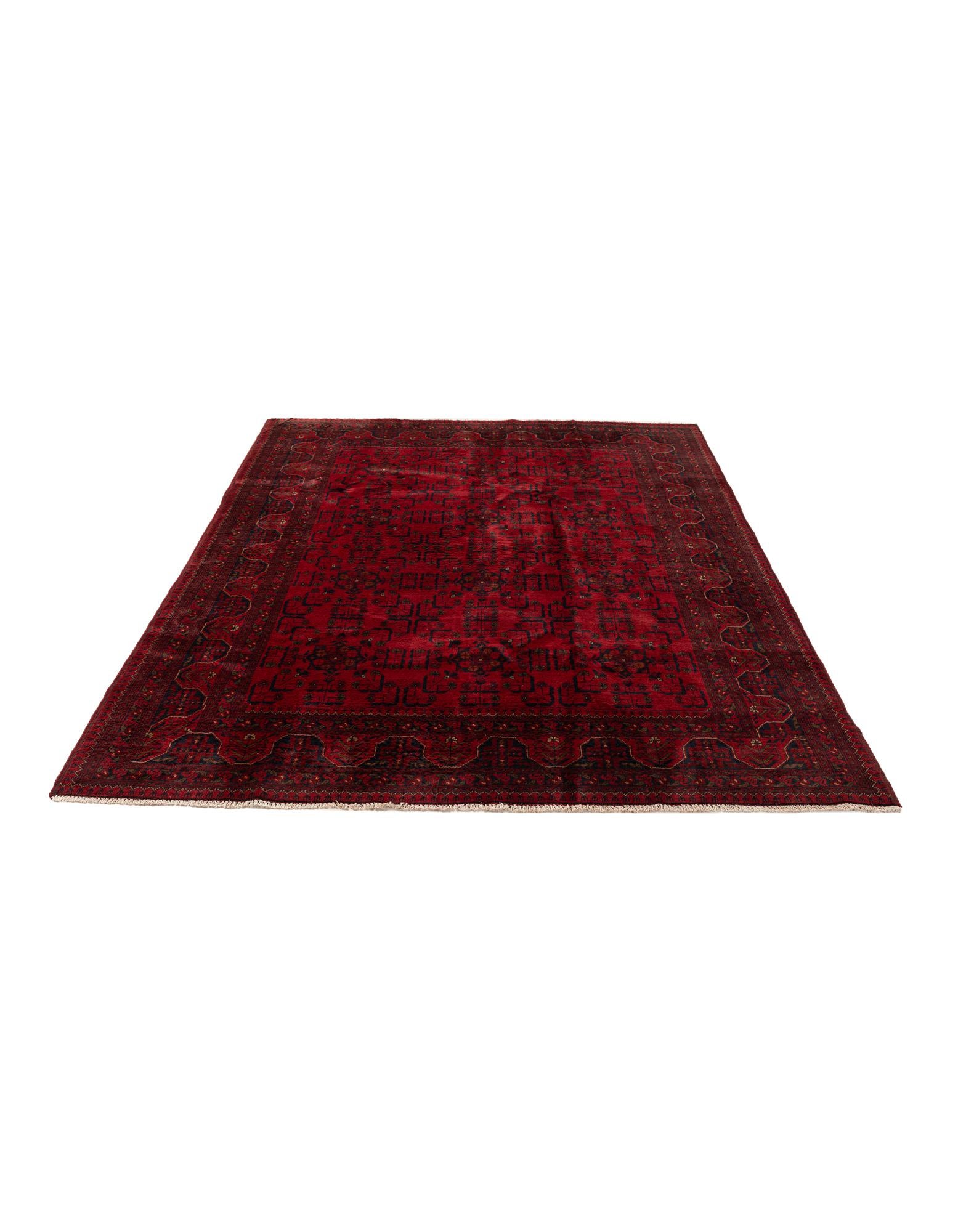 6' 8 x 9' 5 Hand Knotted Khal Mohammadi Wool Rug