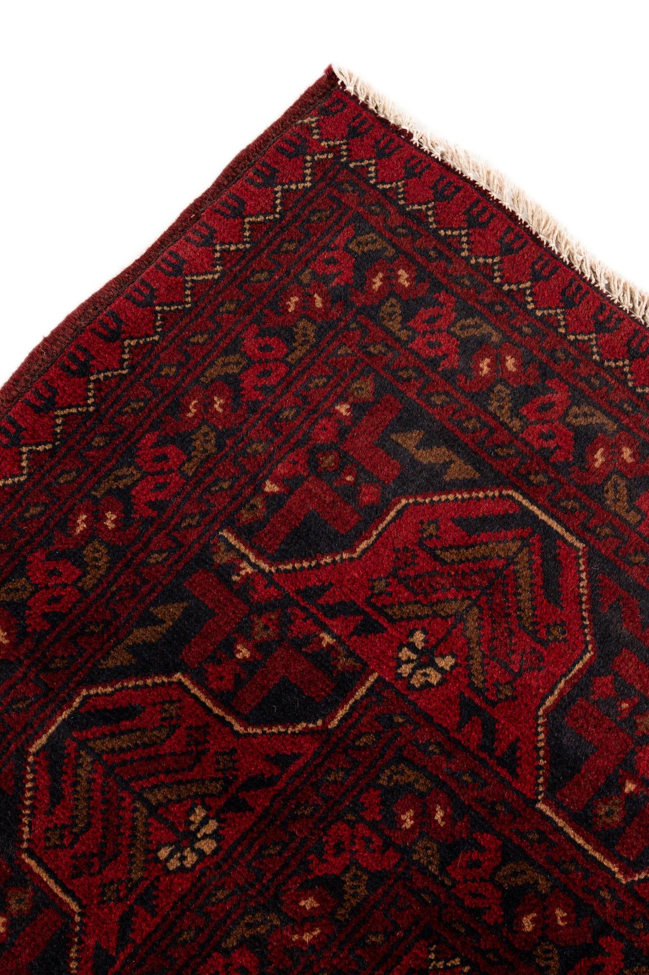 6' 8 x 9' 5 Hand Knotted Khal Mohammadi Wool Rug
