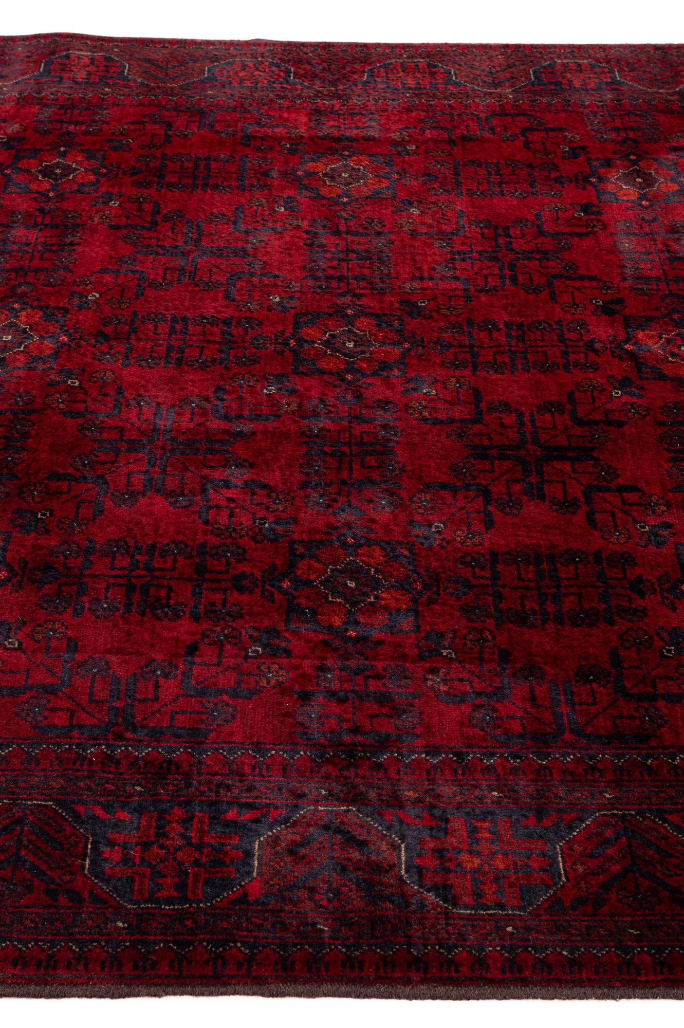 6' 6 x 9' 7 Hand Knotted Khal Mohammadi Wool Rug
