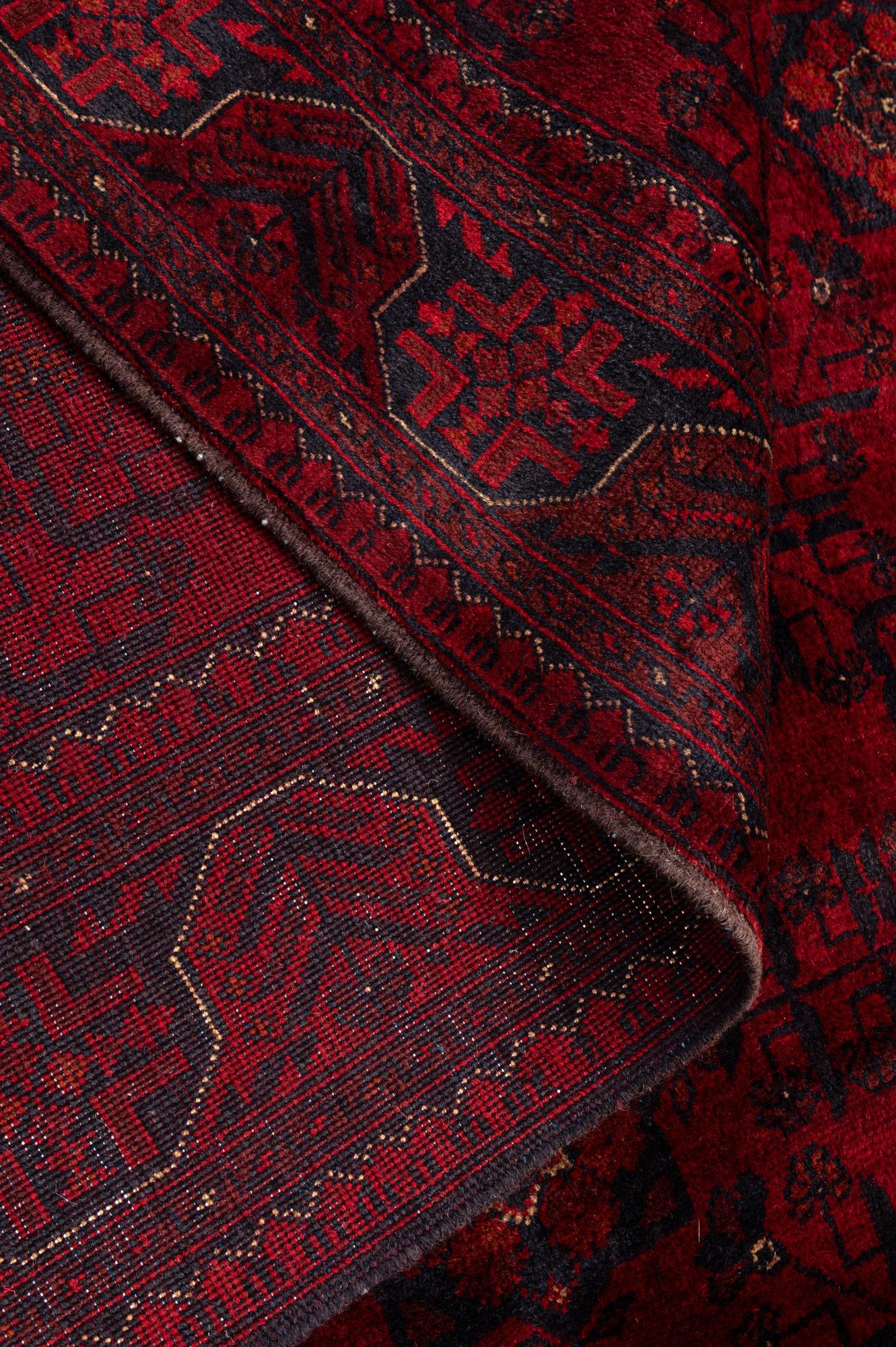 6' 6 x 9' 7 Hand Knotted Khal Mohammadi Wool Rug
