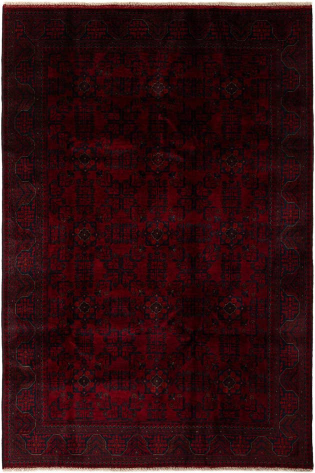 Detail image of 6' 6 x 9' 7 Hand Knotted Khal Mohammadi Wool Rug