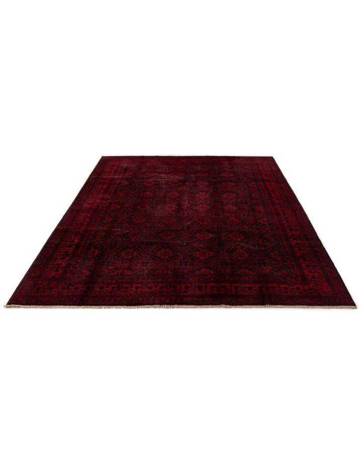 6' 7 x 9' 9 Hand Knotted Khal Mohammadi Wool Rug