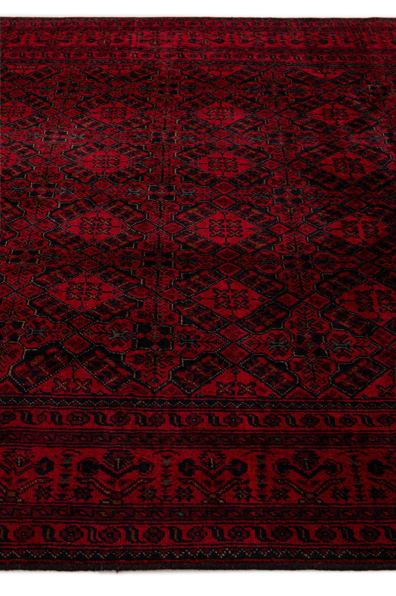 6' 7 x 9' 9 Hand Knotted Khal Mohammadi Wool Rug