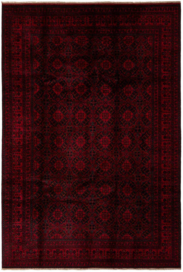 Detail image of 6' 7 x 9' 9 Hand Knotted Khal Mohammadi Wool Rug