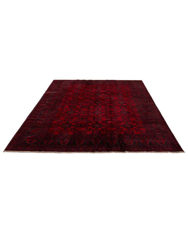 6' 7 x 9' 8 Hand Knotted Khal Mohammadi Wool Rug