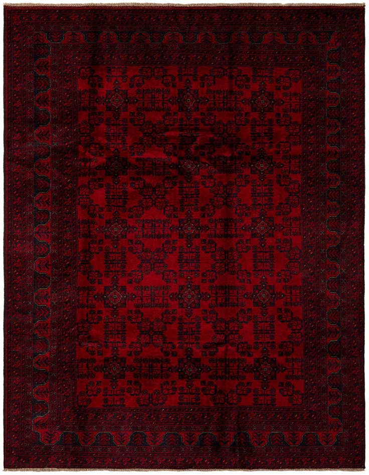 Detail image of 6' 7 x 9' 8 Hand Knotted Khal Mohammadi Wool Rug