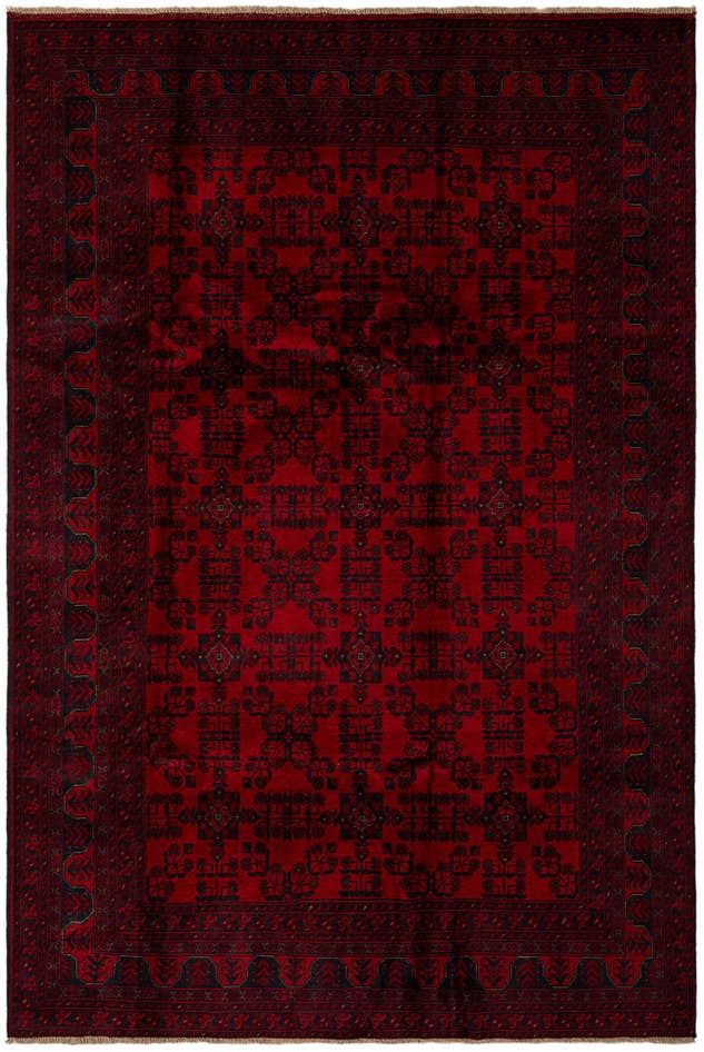 Detail image of 6' 7 x 9' 8 Hand Knotted Khal Mohammadi Wool Rug