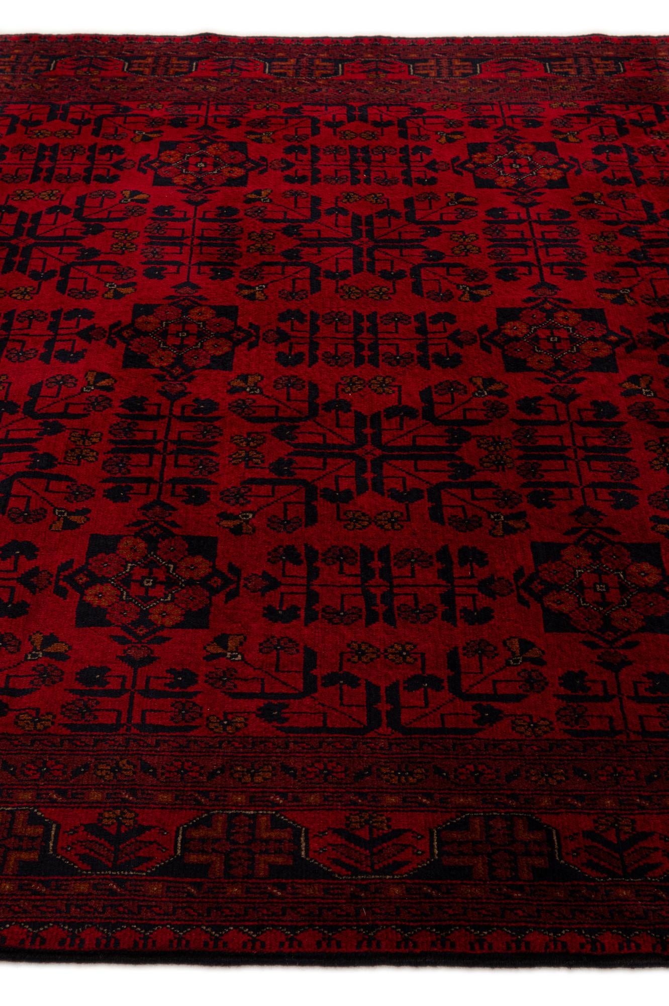 6' 8 x 9' 7 Hand Knotted Khal Mohammadi Wool Rug
