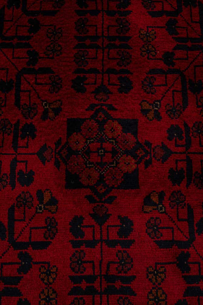 6' 8 x 9' 7 Hand Knotted Khal Mohammadi Wool Rug