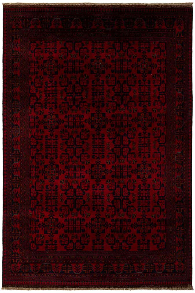 6' 8 x 9' 7 Hand Knotted Khal Mohammadi Wool Rug