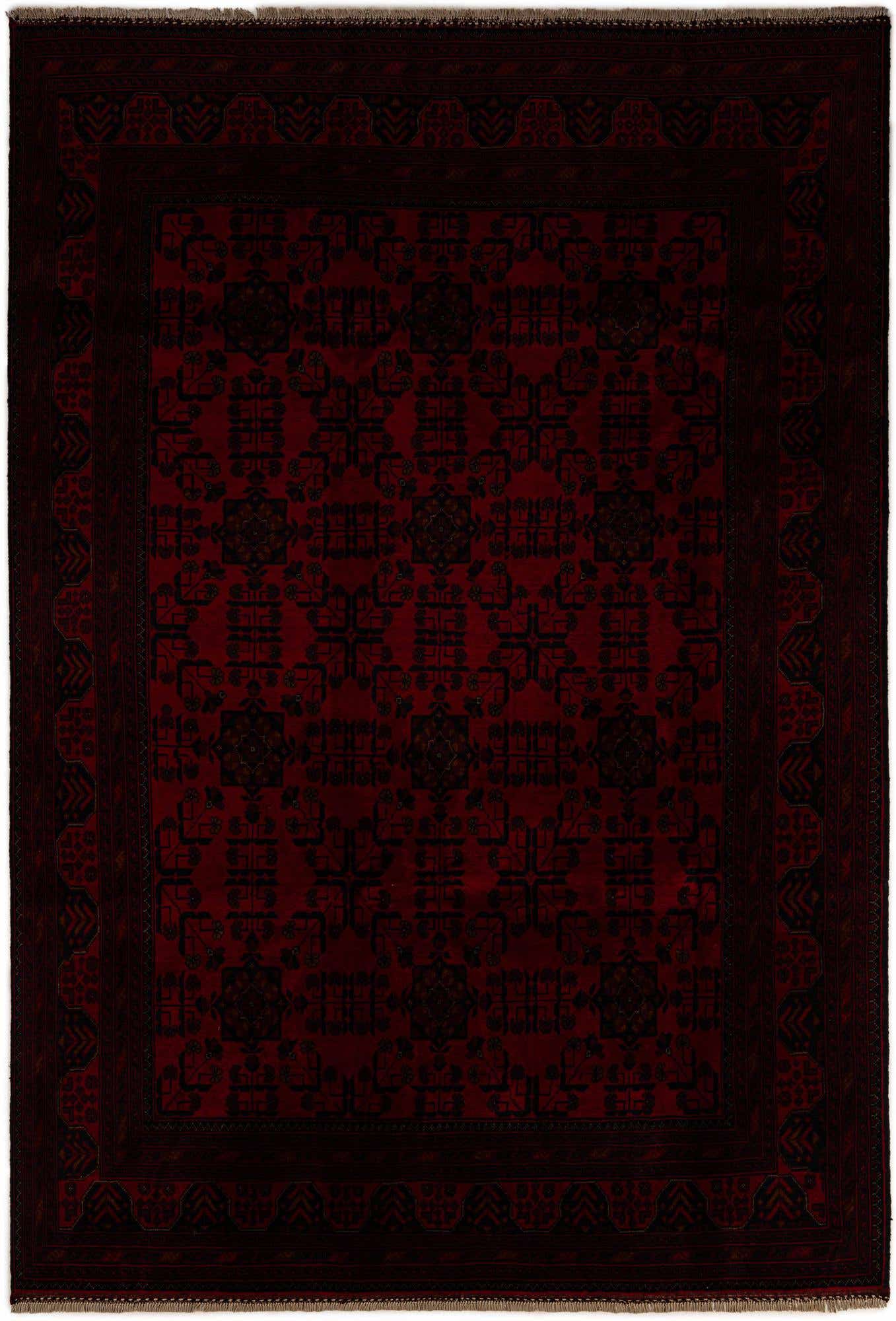 6' 6 x 9' 6 Hand Knotted Khal Mohammadi Wool Rug