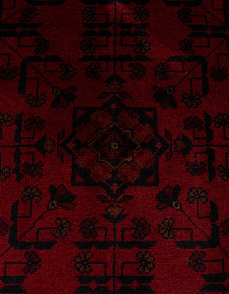 Detail image of 6' 8 x 9' 7  Hand Knotted Khal Mohammadi Wool Rug