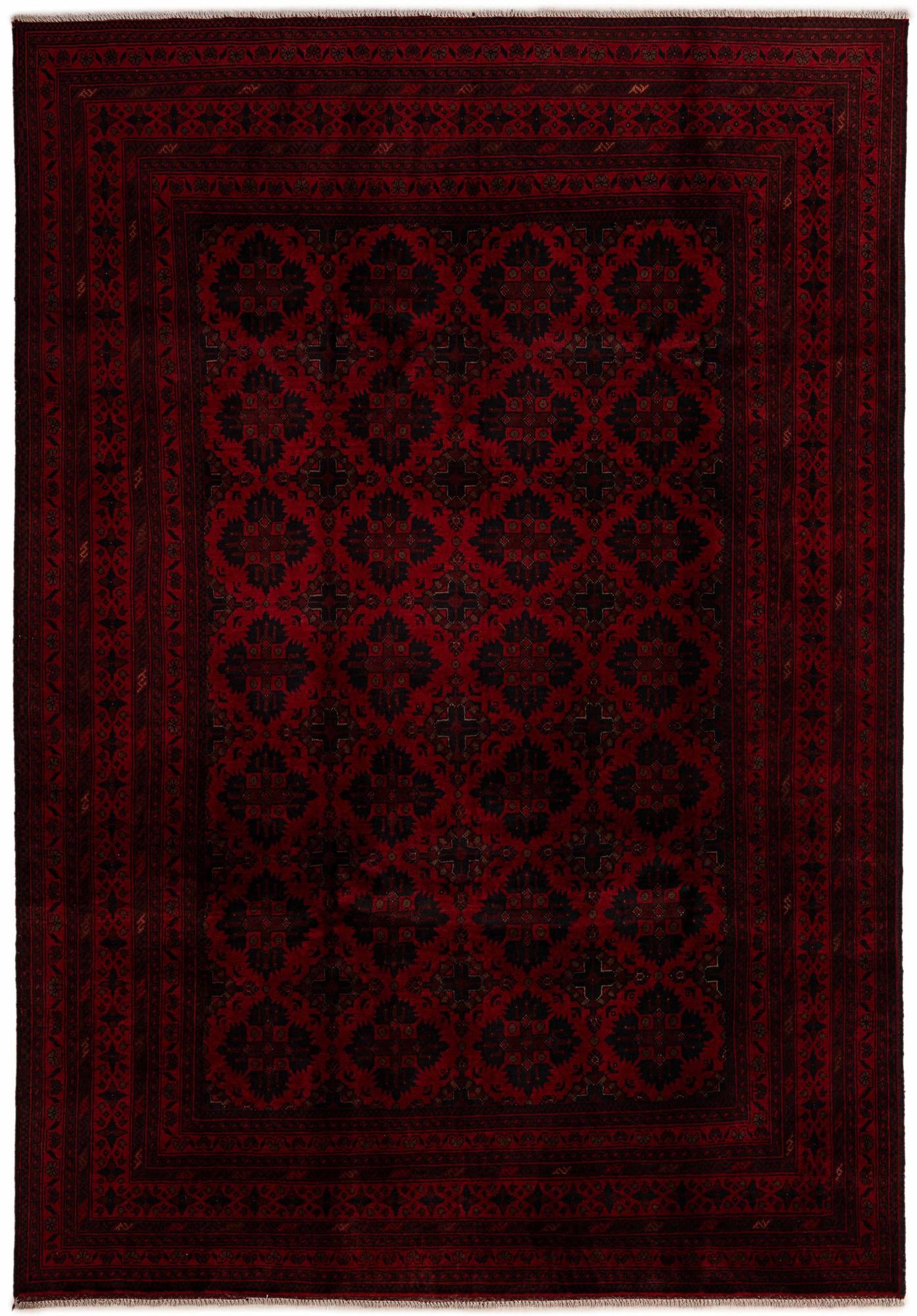 6' 8 x 9' 6 Hand Knotted Khal Mohammadi Wool Rug