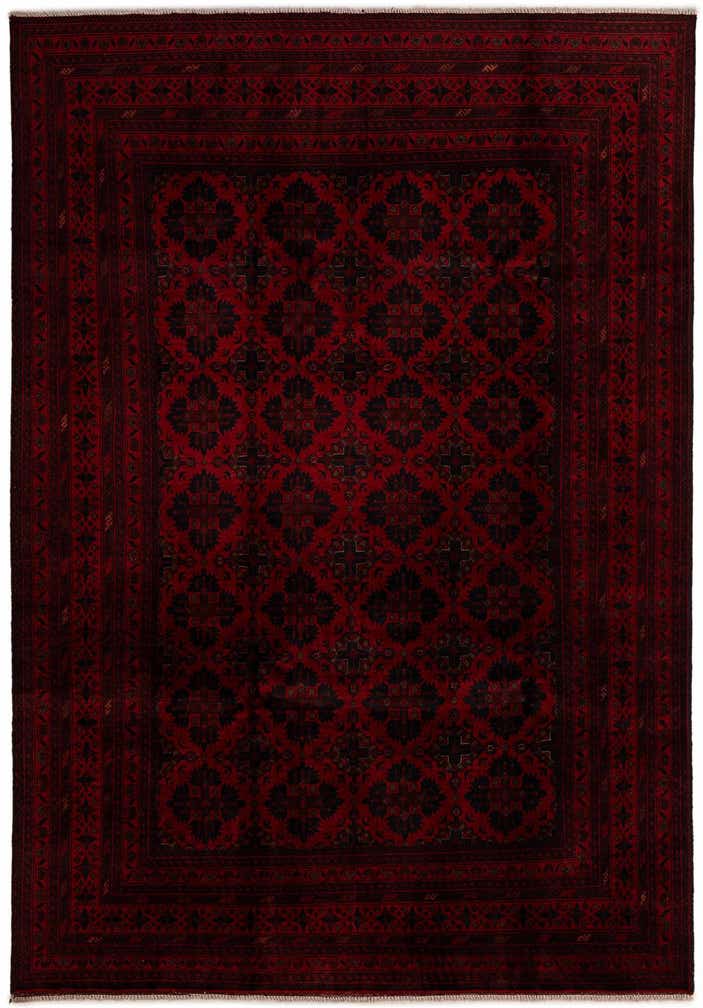 6' 8 x 9' 6 Hand Knotted Khal Mohammadi Wool Rug