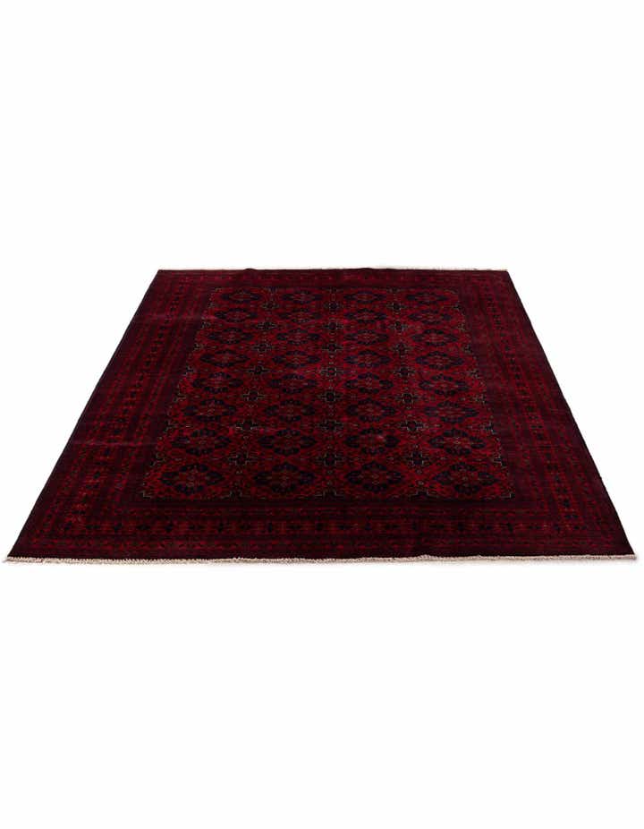 6' 9 x 9' 8 Hand Knotted Khal Mohammadi Wool Rug