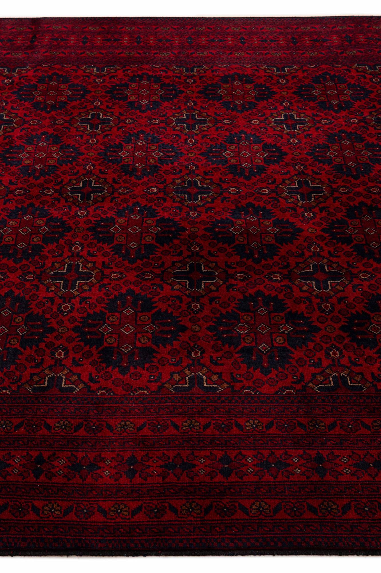 6' 9 x 9' 8 Hand Knotted Khal Mohammadi Wool Rug