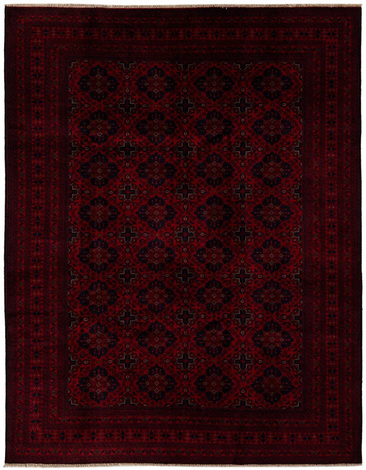 Detail image of 6' 9 x 9' 8 Hand Knotted Khal Mohammadi Wool Rug