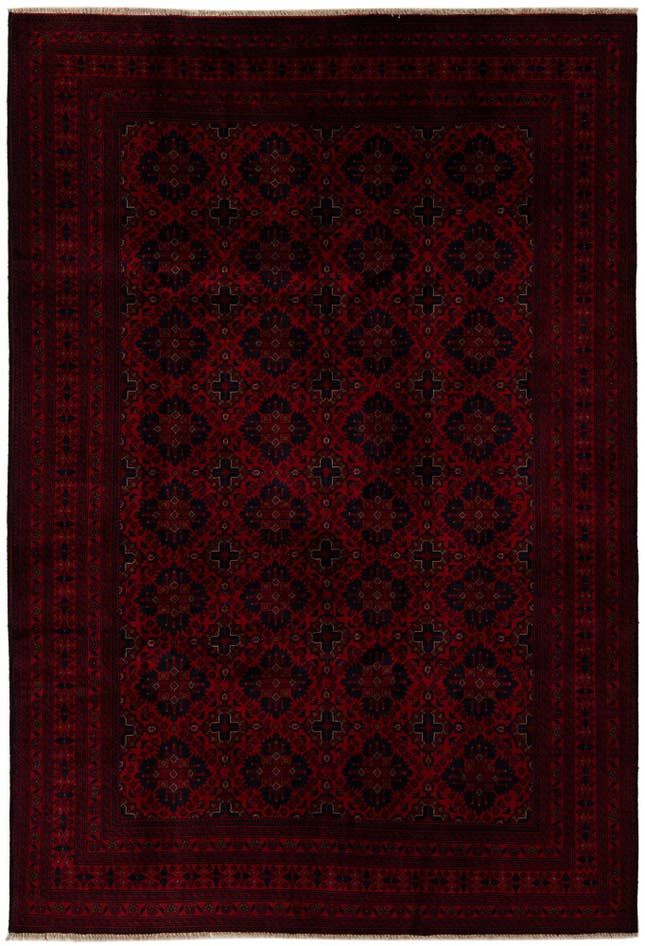 Detail image of 6' 9 x 9' 8 Hand Knotted Khal Mohammadi Wool Rug