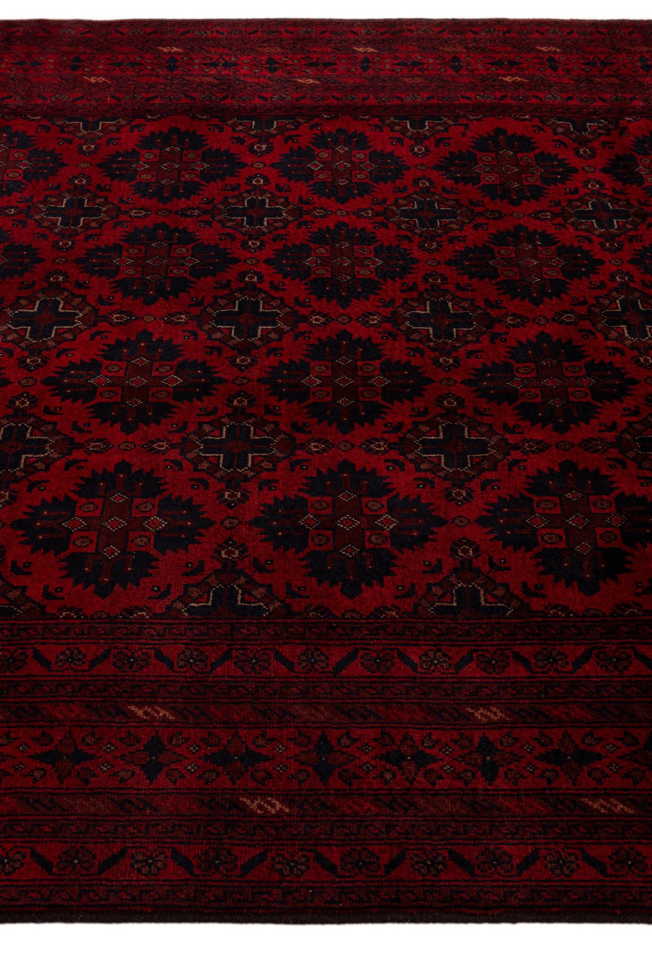 6' 8 x 9' 5 Hand Knotted Khal Mohammadi Wool Rug