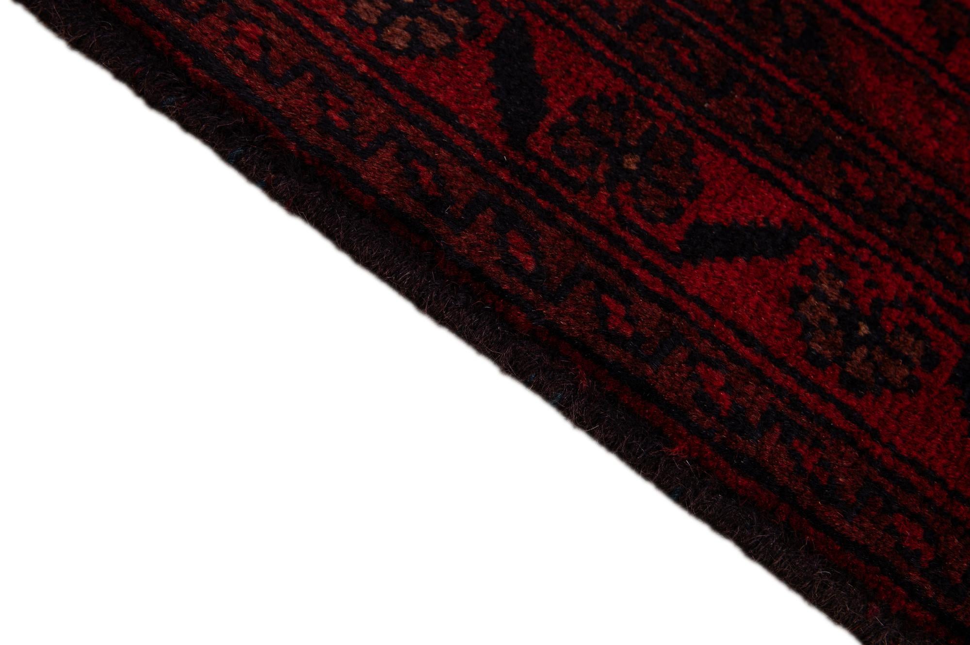 6' 8 x 9' 5 Hand Knotted Khal Mohammadi Wool Rug