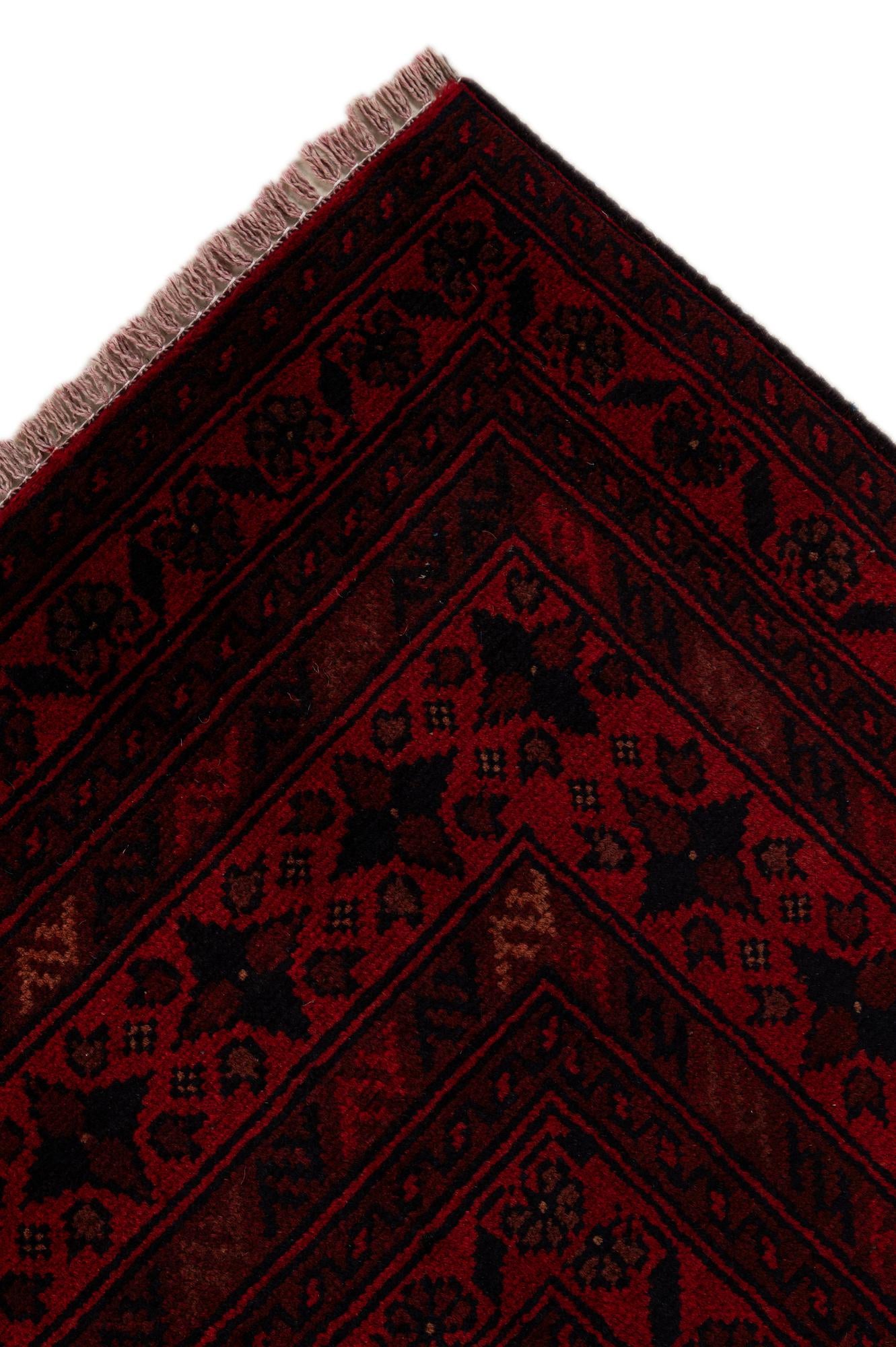 6' 8 x 9' 5 Hand Knotted Khal Mohammadi Wool Rug