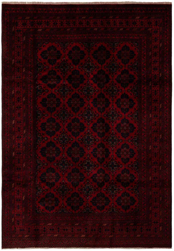 6' 8 x 9' 5 Hand Knotted Khal Mohammadi Wool Rug