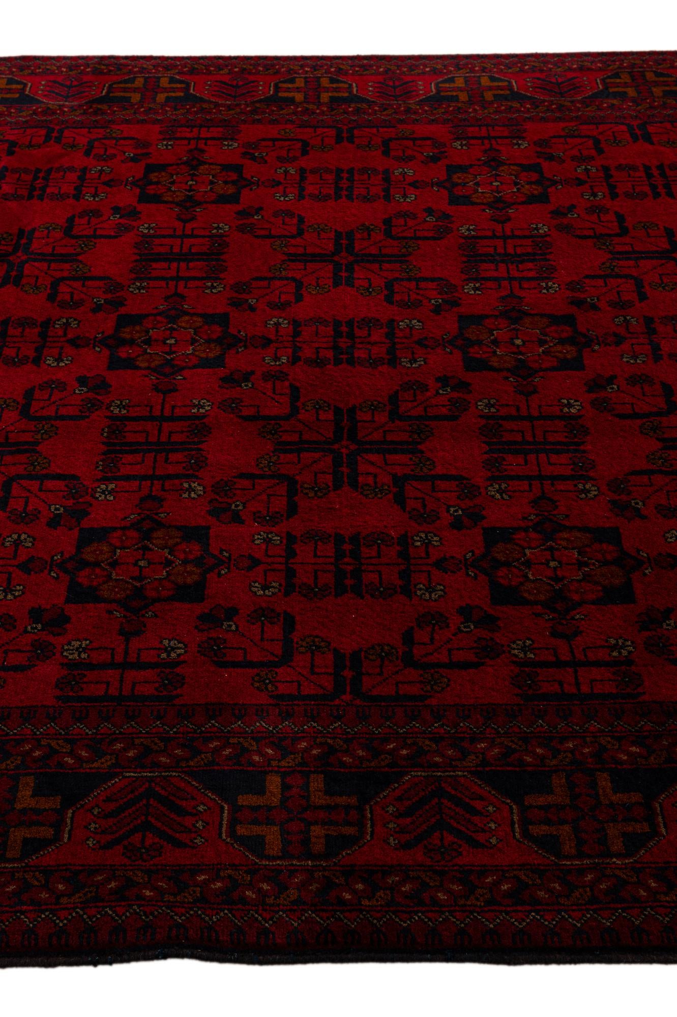 6' 7 x 9' 8 Hand Knotted Khal Mohammadi Wool Rug