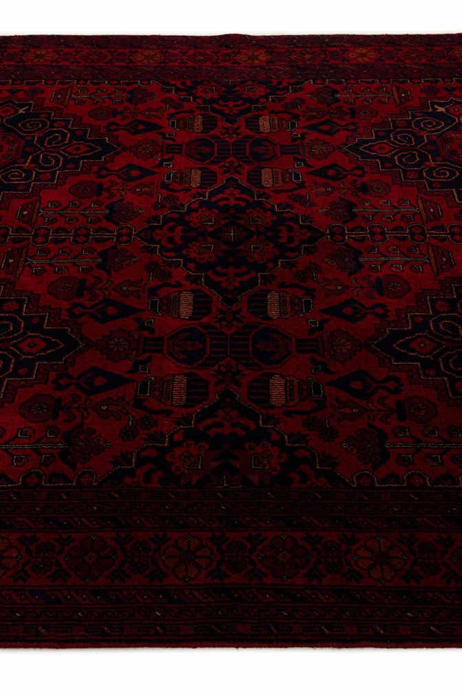 6' 7 x 9' 8 Hand Knotted Khal Mohammadi Wool Rug