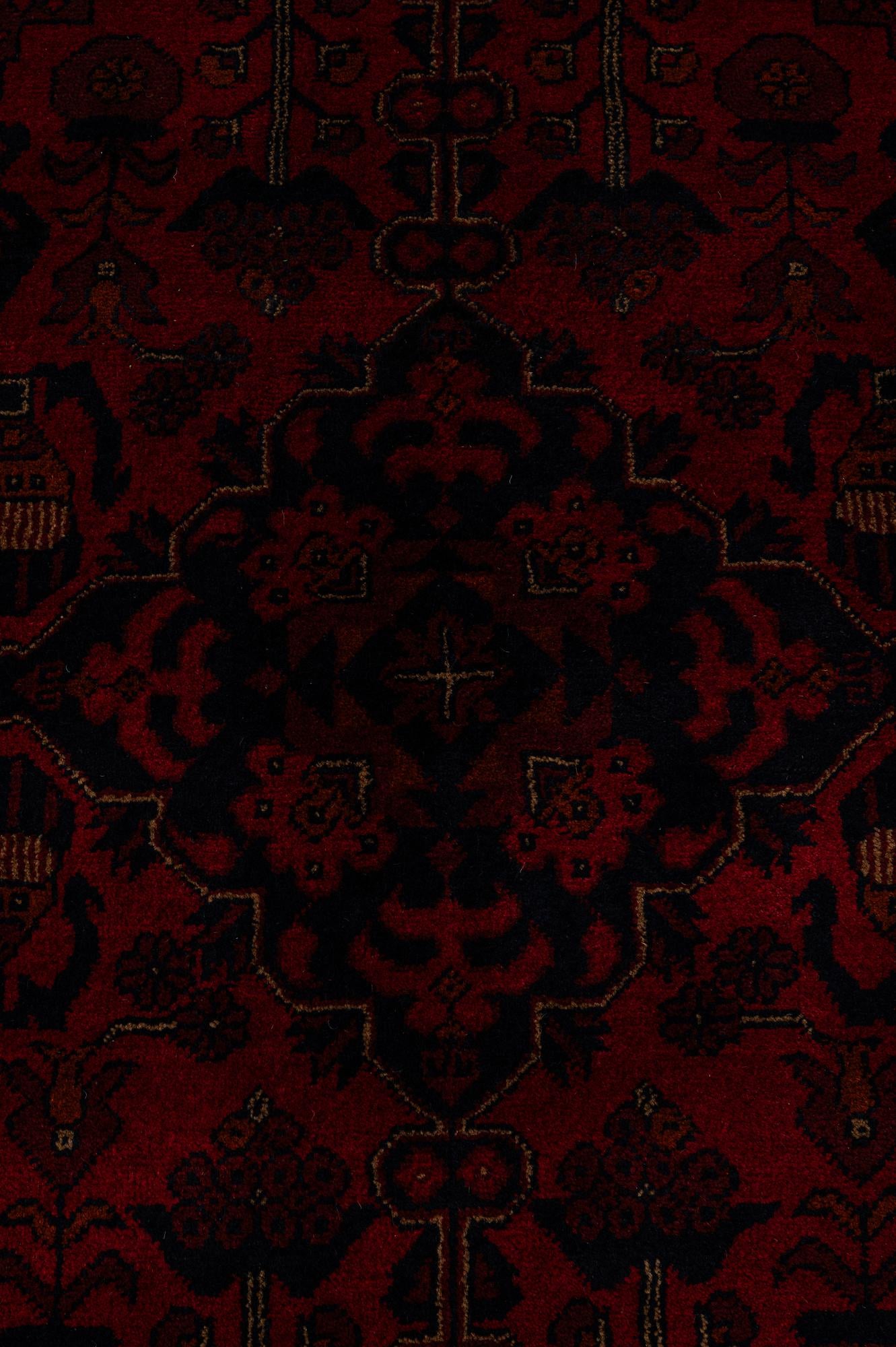 6' 7 x 9' 8 Hand Knotted Khal Mohammadi Wool Rug