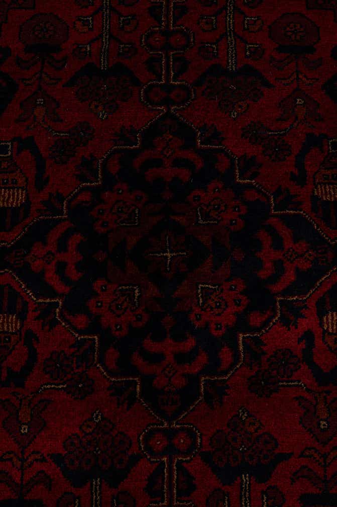 6' 7 x 9' 8 Hand Knotted Khal Mohammadi Wool Rug