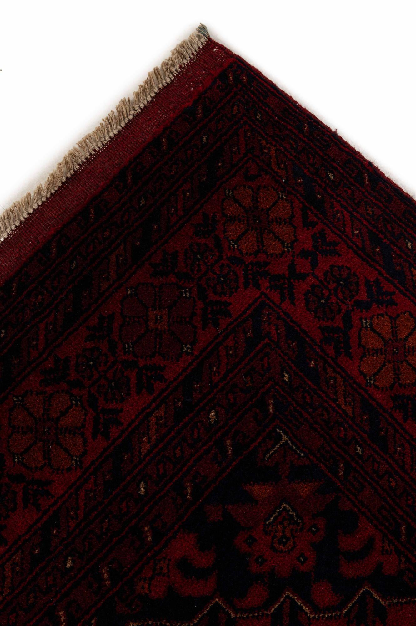 6' 7 x 9' 8 Hand Knotted Khal Mohammadi Wool Rug