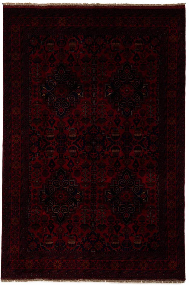 Detail image of 6' 7 x 9' 8 Hand Knotted Khal Mohammadi Wool Rug