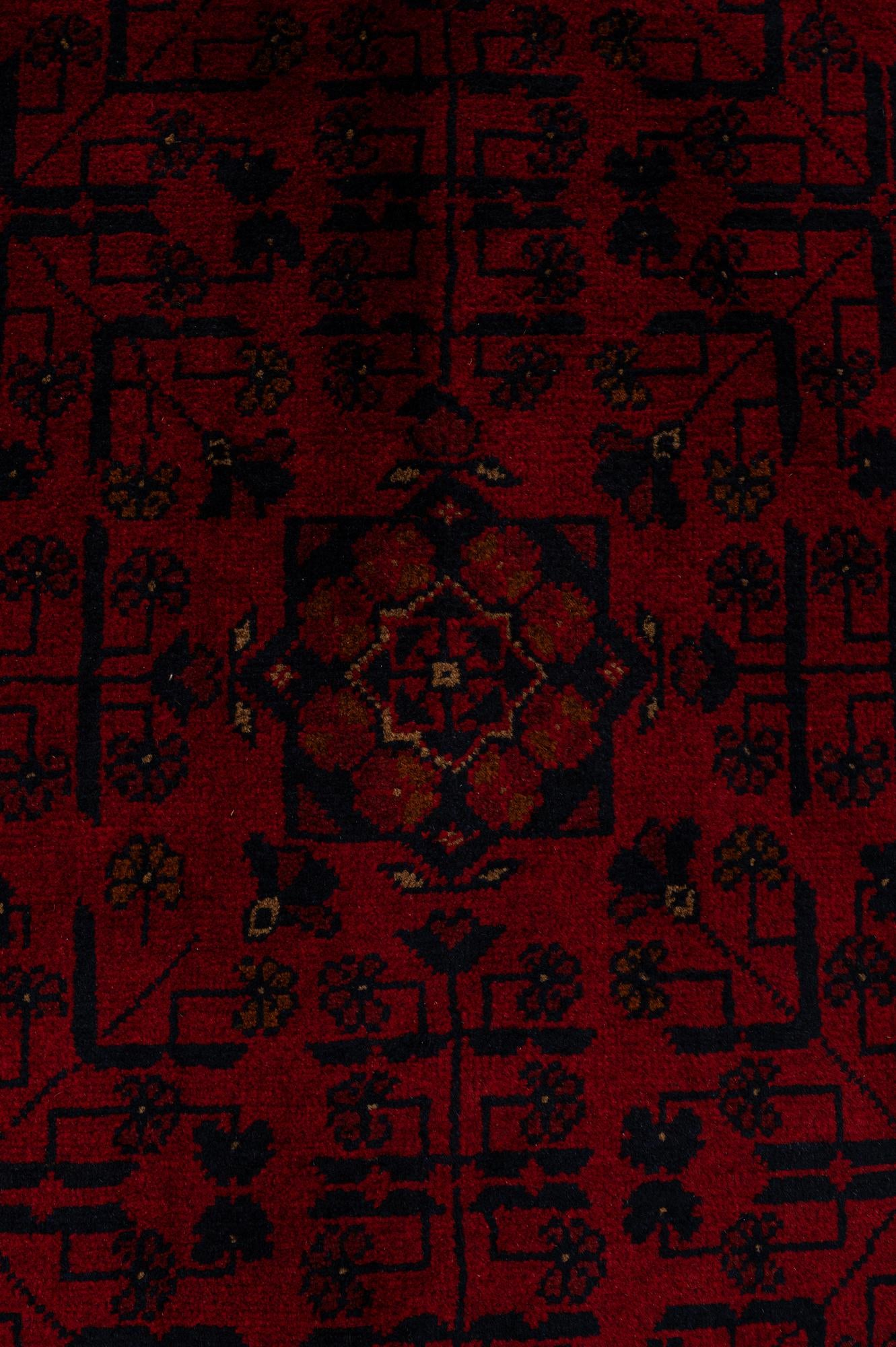 6' 8 x 9' 7 Hand Knotted Khal Mohammadi Wool Rug