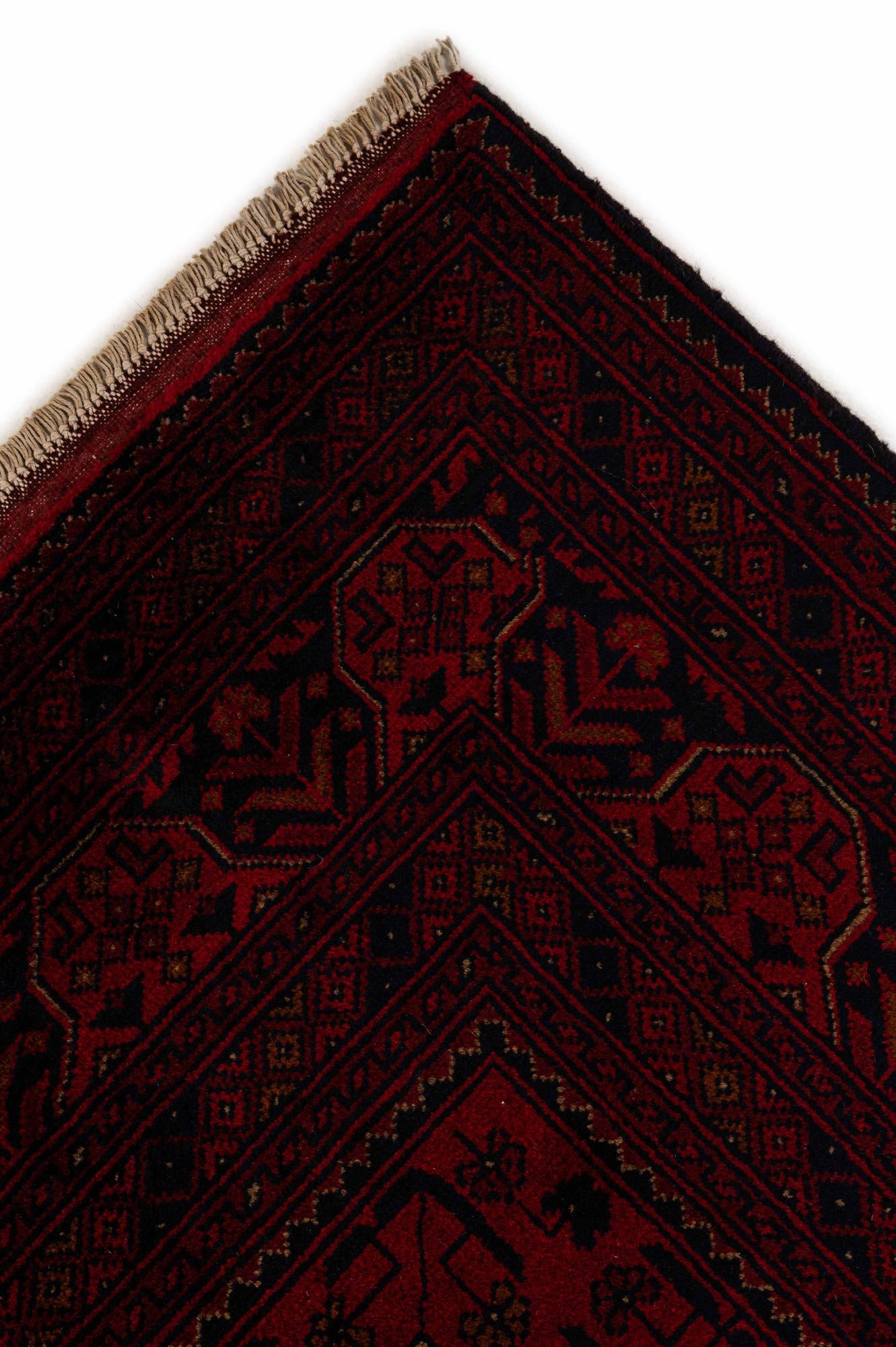 6' 8 x 9' 7 Hand Knotted Khal Mohammadi Wool Rug