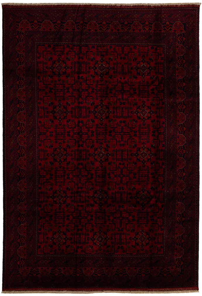 6' 8 x 9' 7 Hand Knotted Khal Mohammadi Wool Rug