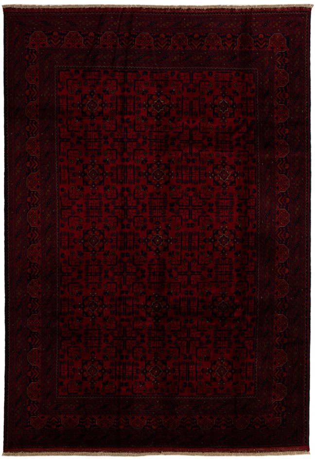 Detail image of 6' 8 x 9' 7 Hand Knotted Khal Mohammadi Wool Rug