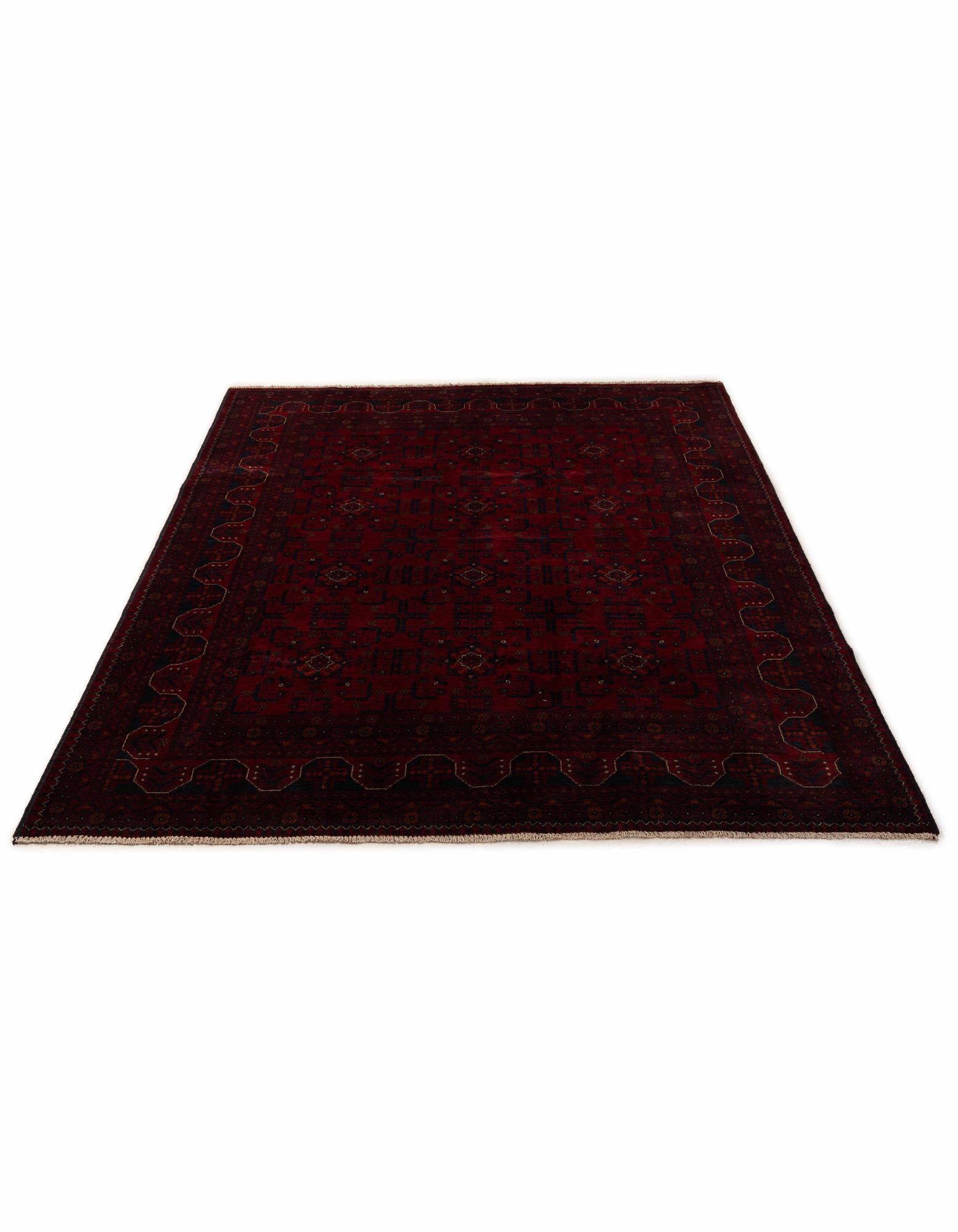 6' 9 x 9' 8 Hand Knotted Khal Mohammadi Wool Rug