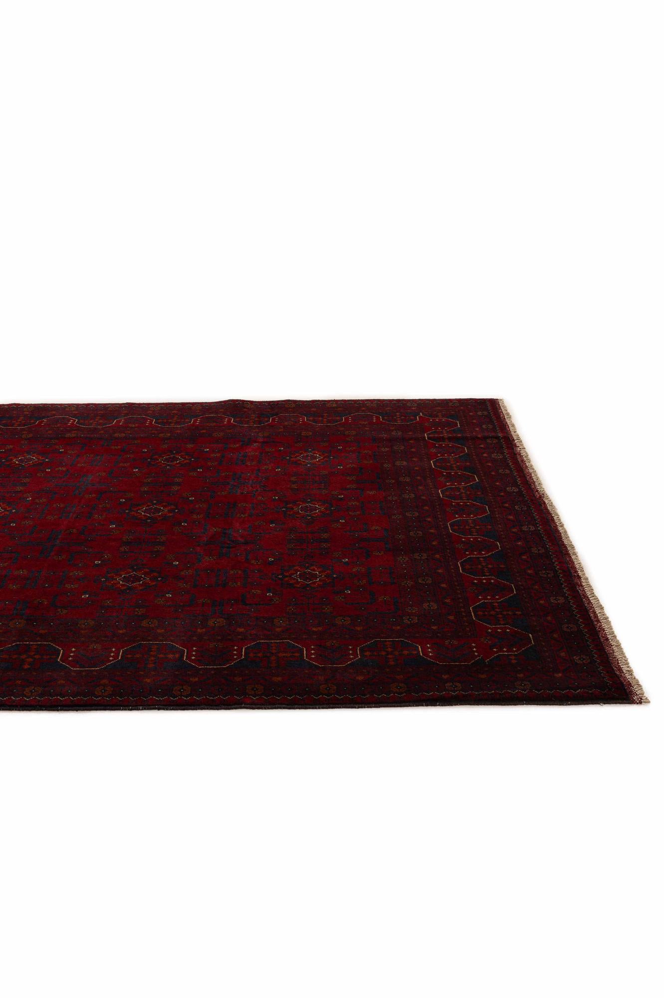 6' 9 x 9' 8 Hand Knotted Khal Mohammadi Wool Rug