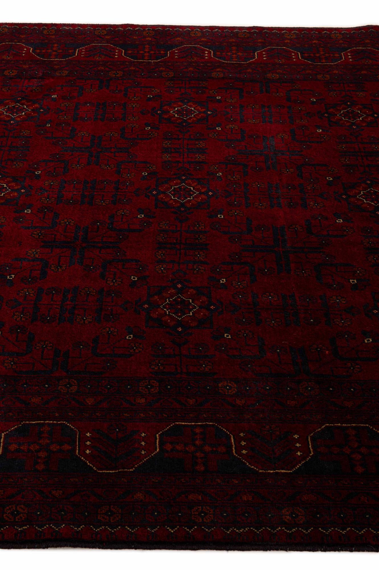 6' 9 x 9' 8 Hand Knotted Khal Mohammadi Wool Rug