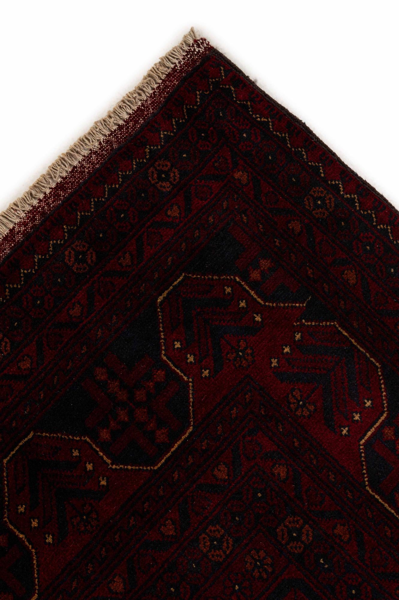 6' 9 x 9' 8 Hand Knotted Khal Mohammadi Wool Rug