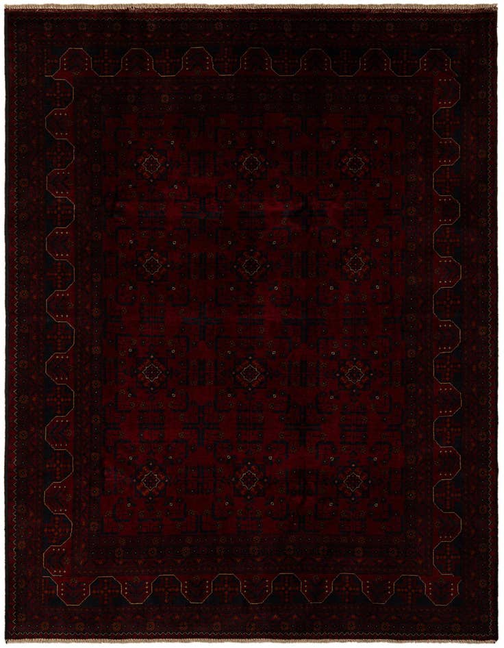 Detail image of 6' 9 x 9' 8 Hand Knotted Khal Mohammadi Wool Rug